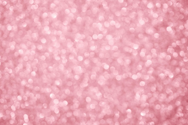 Sfocatura astratta glitter oro rosa sparkle bokeh sfocato sfondo chiaro