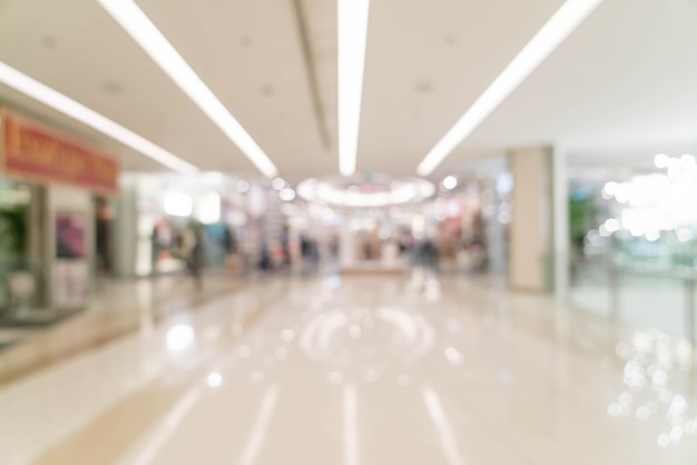 sfocatura astratta nel centro commerciale di lusso