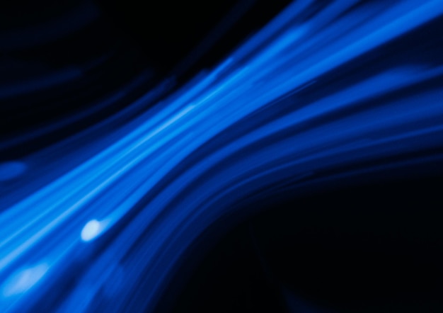 Sfocatura laser bagliore futuristico bagliore di luce linee blu