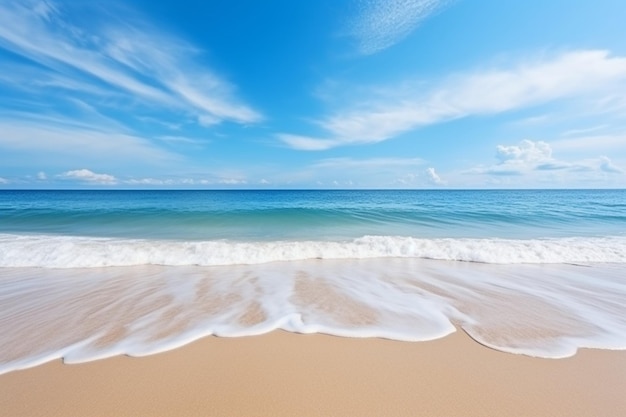 Sfondamento della natura della spiaggia e del mare tropicale