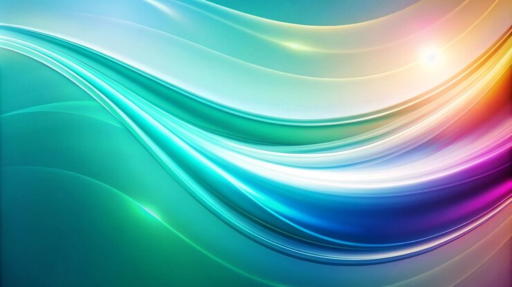 Sfondi astratti al neon colorati e fantastici