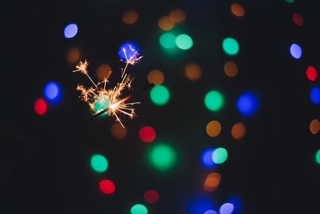 Sfondi bokeh fuochi d'artificio sfondi colorati bokeh fuoco Idee per eventi di Natale e Capodanno