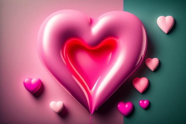 Sfondi cuore rosa per Android