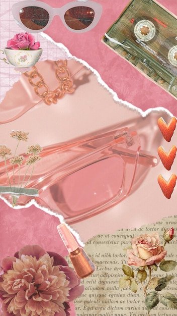 Sfondi di collage di scrapbook