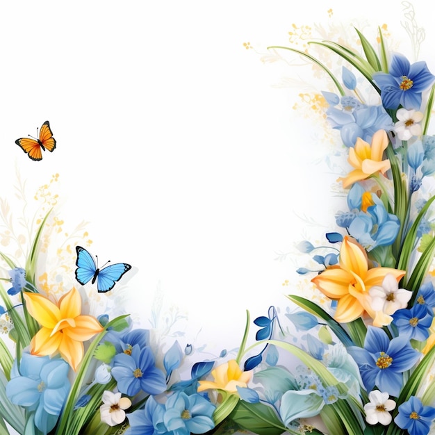 Sfondi di farfalla in blu