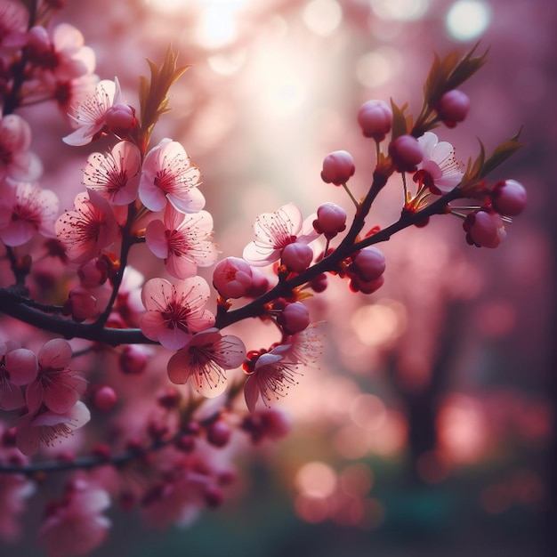 Sfondi di fiori di ciliegio rosa