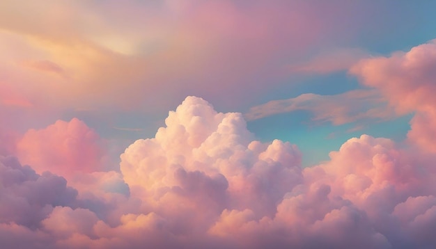 Sfondi di nuvole astratte pastello