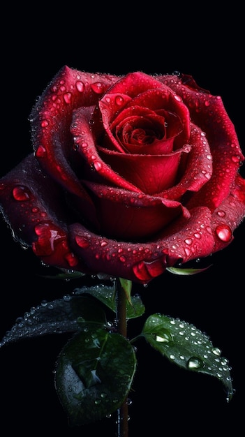 Sfondi di rose rosse per iPhone e Android.