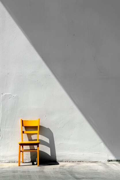 Sfondi di sedie minimalistiche tra luci e ombre