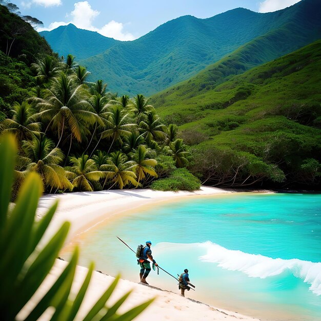 Sfondi di spiagge paradisiache