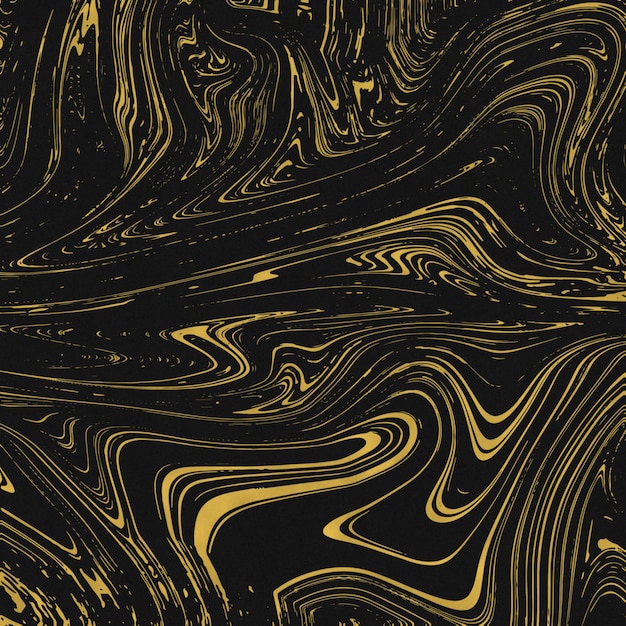 Sfondi dorati e neri Disegno di consistenza marmorea Sfondi astratti Stile di pittura a olio Wa