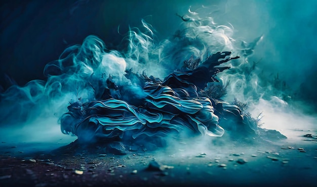Sfondi fumo con trame sottili e nebbiose che creano un effetto misterioso e atmosferico perfetto per temi fantasy e mistici