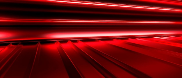 Sfondi futuristici con linee luminose di nano fibre di carbonio rosse sfondo dinamico di movimento