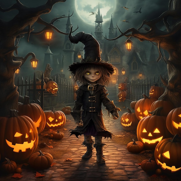 Sfondi horror di Halloween Halloween Custom Halloween Ai Immagini Halloween Banner sui social media