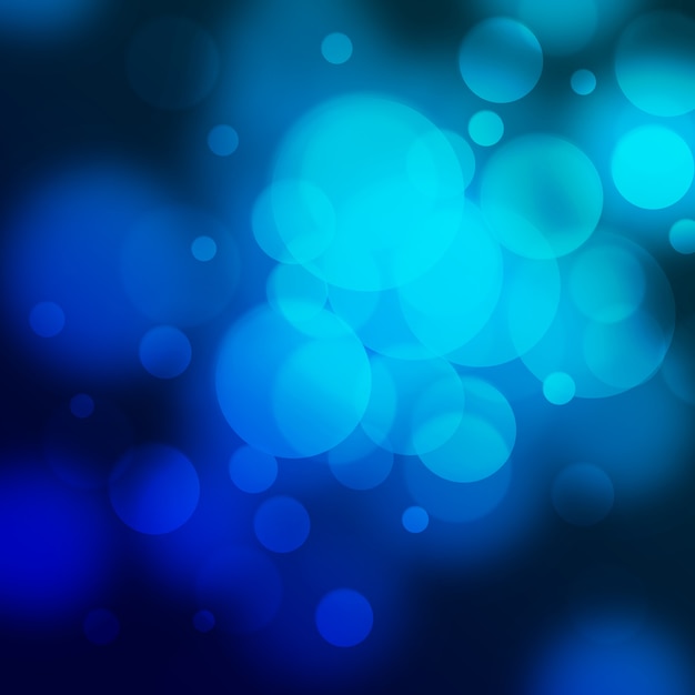 Sfondi luminosi astratti a bokeh blu
