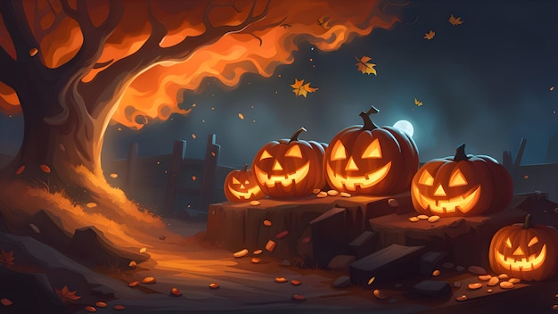 Sfondi notturni di Halloween