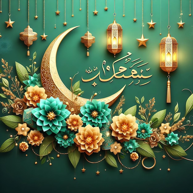 Sfondi semplici ed eleganti per la bandiera del Ramadan