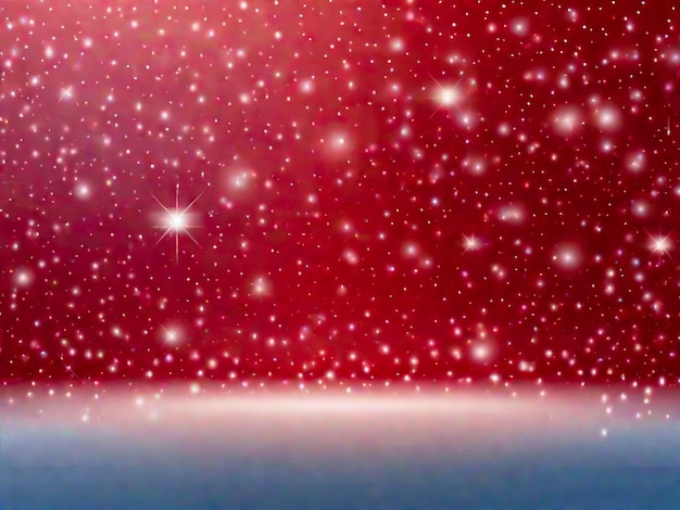 Sfondi stellati luminosi di colore rosso pallido sfondo invernale di Natale