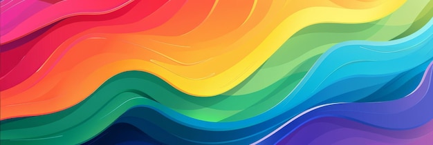 Sfondio a strisce astratte color arcobaleno