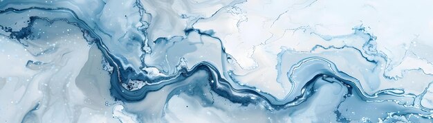 Sfondio astratto blu marmorizzato modello di marmo liquido