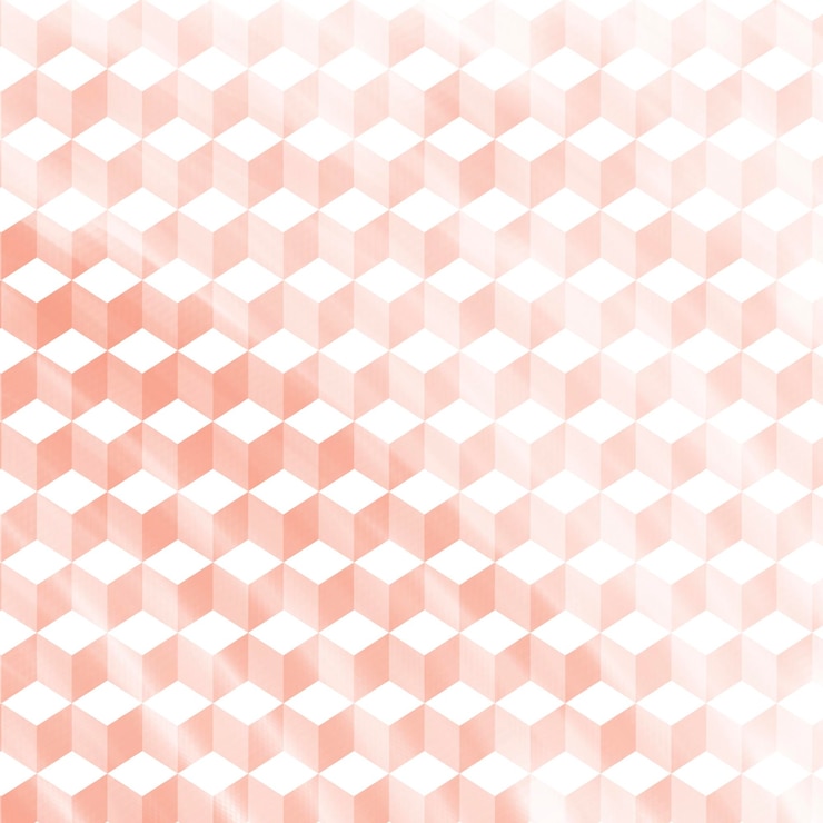Sfondio astratto con disegno di decorazione a cubetti di colore arancione