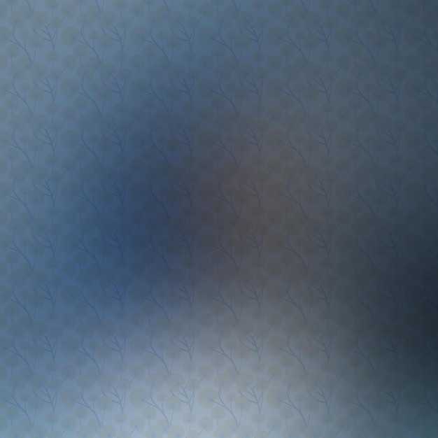Sfondio blu astratto con un disegno di ramoscelli al centro
