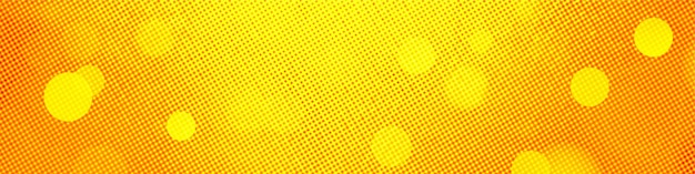 Sfondio bokeh giallo per manifesti pubblicitari, banner, eventi sui social media e varie opere di design
