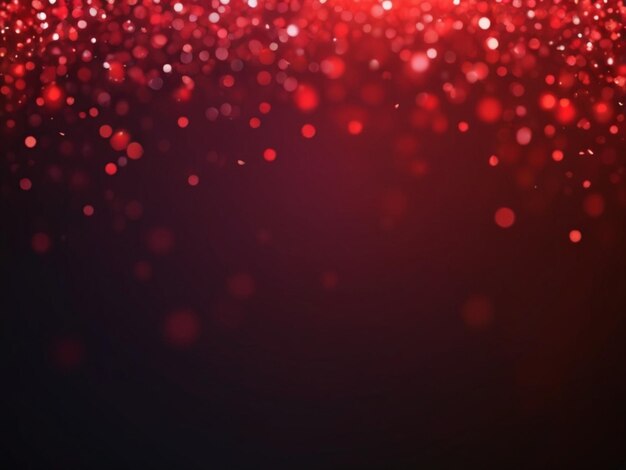 Sfondio bokeh rosso per la celebrazione dell'evento poster_banner