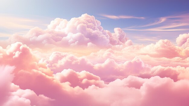 Sfondio cielo rosa con un colore pastello