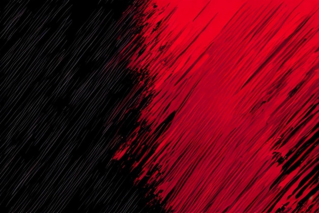 Sfondio del banner a pennello rosso e nero