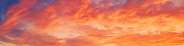 Sfondio del concetto di cielo colorato Bellissimo cielo al tramonto Sfondi del cielo naturale AI generativa