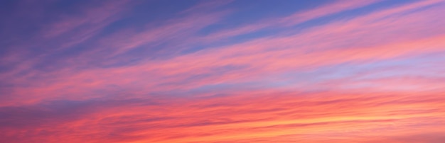 Sfondio del concetto di cielo colorato Bellissimo cielo al tramonto Sfondi del cielo naturale AI generativa