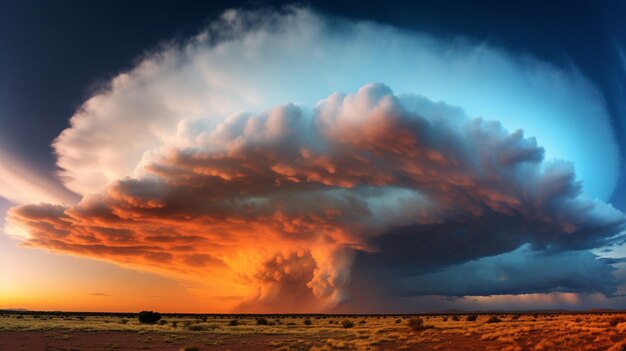 Sfondio delle nuvole di Virga