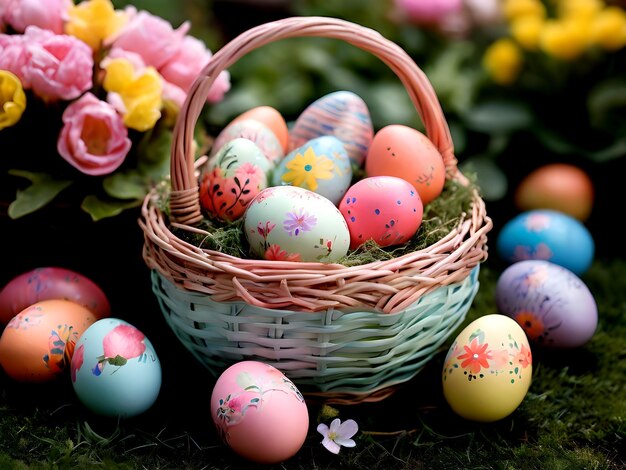Sfondio delle uova di Pasqua