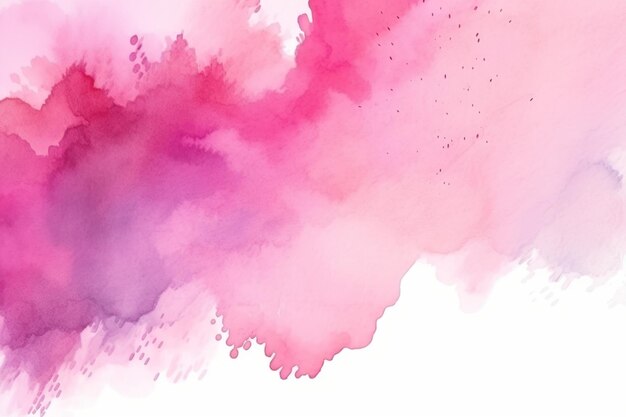 Sfondio dettagliato in acquerello rosa dipinto a mano