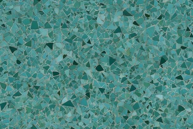 Sfondio di design in pietra terrazzo blu e verde