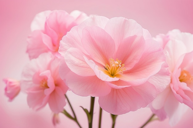 Sfondio di fiori rosa dolce e morbido astratto di fiori di begonia