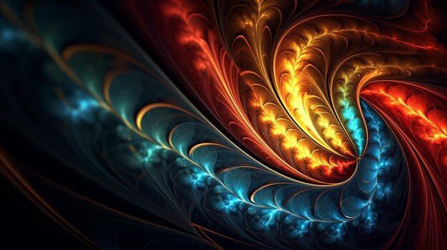 Sfondio di Fractal Art