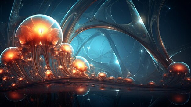 Sfondio di Fractal Art