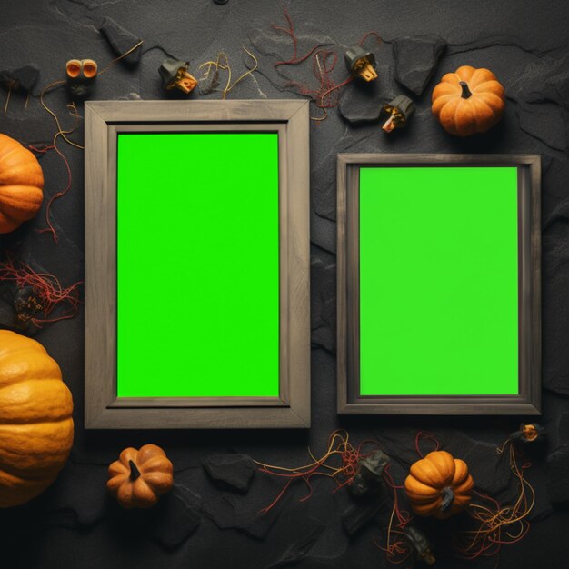 Sfondio di Halloween con telefono con spazio di copia