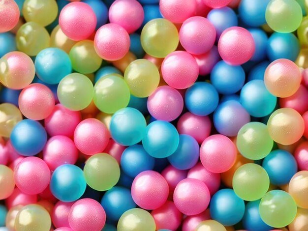 Sfondio di palle colorate
