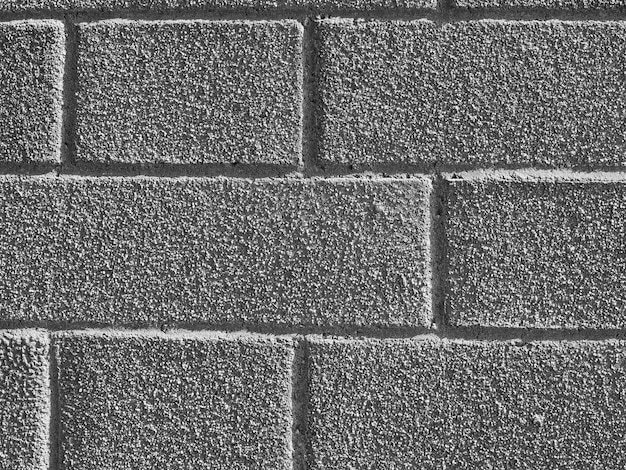 Sfondio di parete in mattoni in bianco e nero