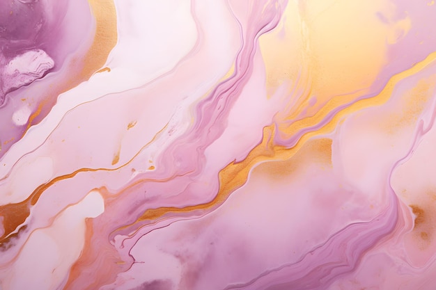 Sfondio di pittura di arte fluida astratta inchiostro rosa e freddo marmo d'arte contemporanea moderna colorato