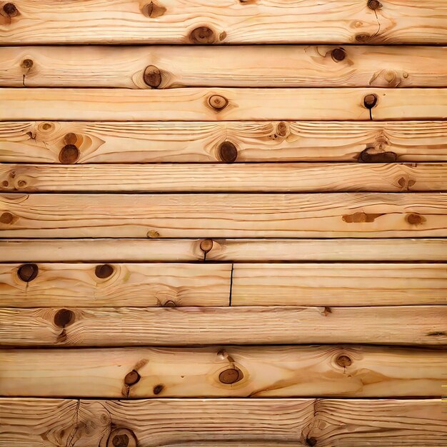Sfondio di tavole di legno di pino fresco annodato generato dall'AI