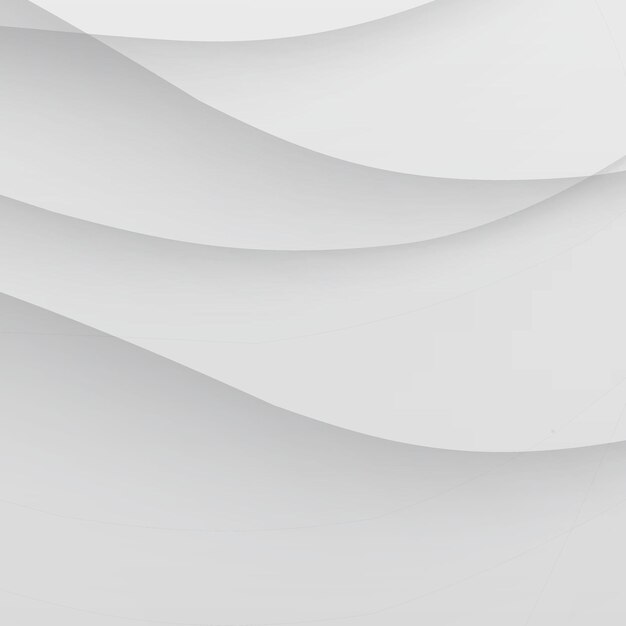Sfondio elegante minimalista in colori grigi e bianchi Illustrazione vettoriale con semplice gradiente Sfondio chiaro con curve e modelli astratti geometrici
