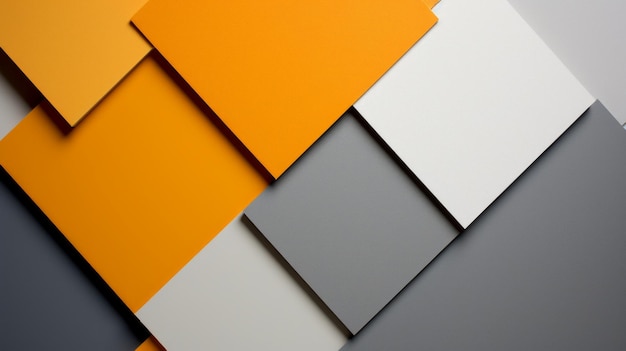 Sfondio geometrico abstract arancione bianco e grigio