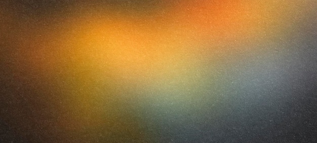 Sfondio grigio arancione con gradiente granulato sfondo nero sfondo rumore effetto consistenza intestazione della pagina web ampia dimensione del banner