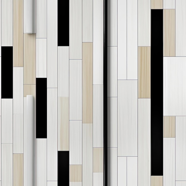 Sfondio moderno con strisce di metallo e legno renderizzate in piastrelle cinema4d