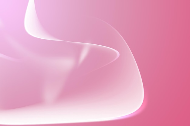 Sfondio rosa astratto con tessuto a onde curve e spazio vuoto o di copia Onda d'acqua o liquido