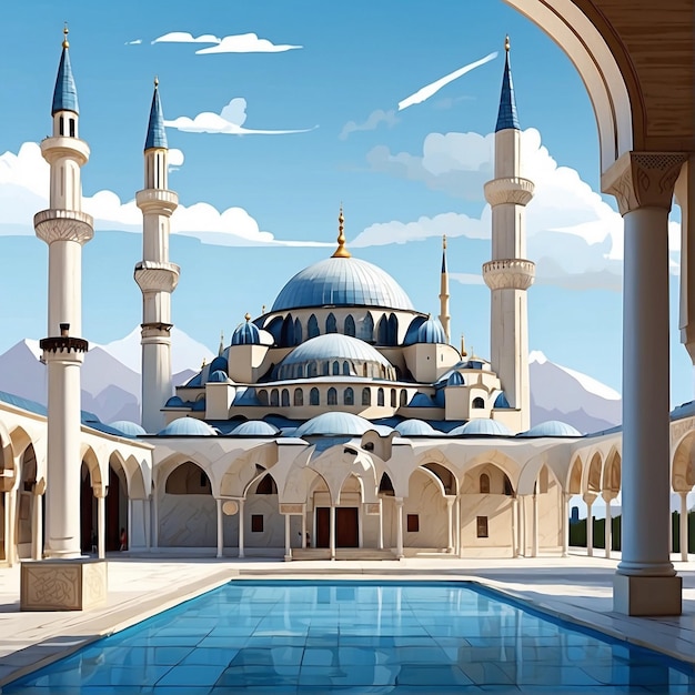 Sfondio speciale della moschea di Eid
